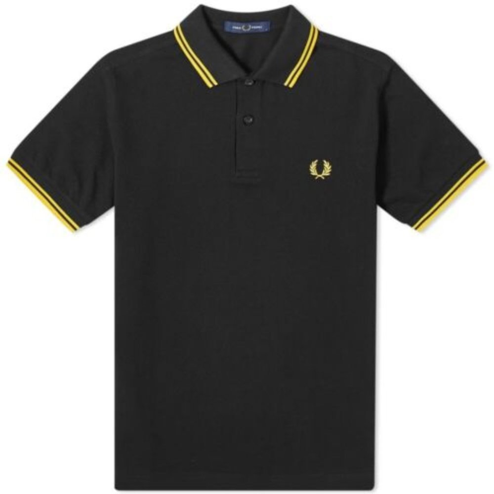 Fred Perry Polo Yellow Black